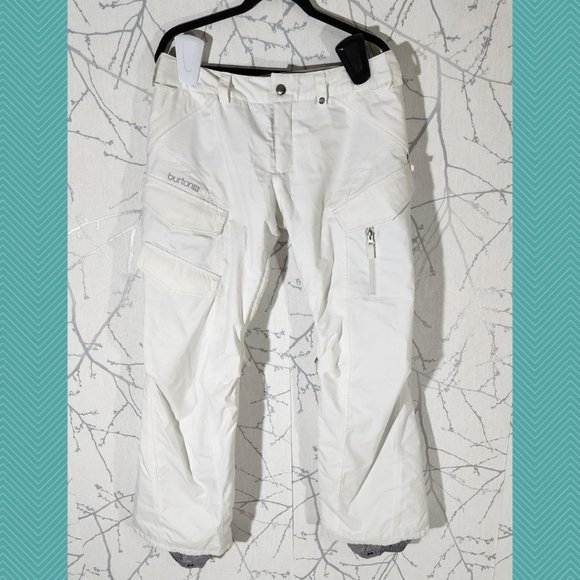 Burton | Pants & Jumpsuits | Burton White Da Nang Ski Snowboard Pants